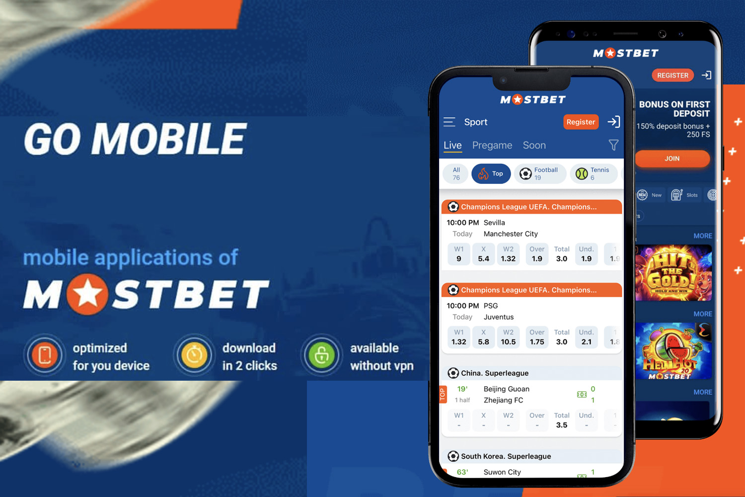 Mostbet ilovasini yuklab olish